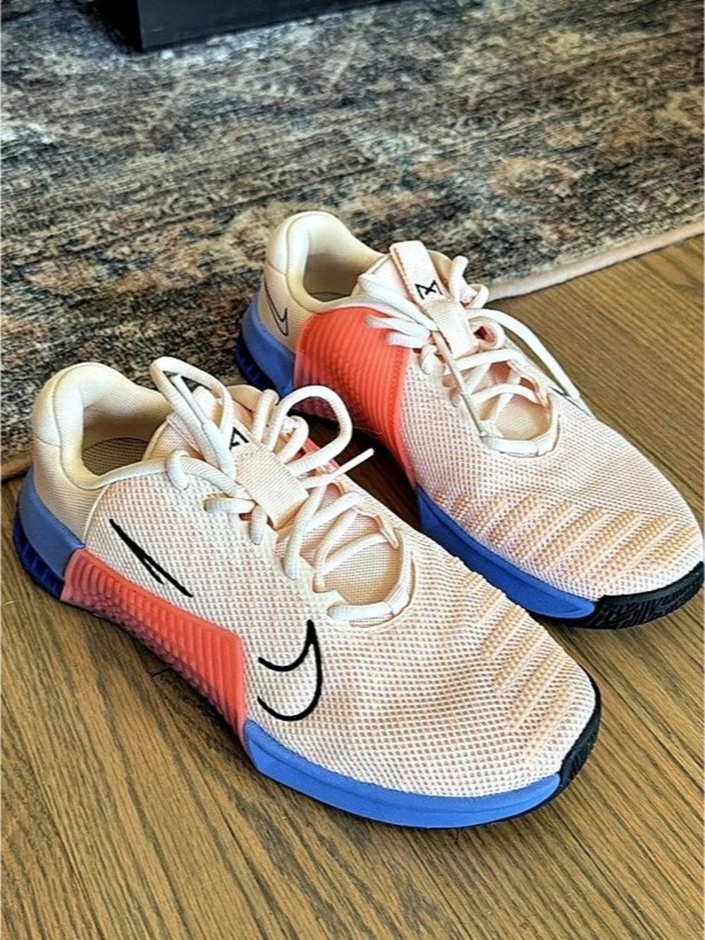 Nike Air Zoom Pegasus 38 Athletic Shoes White & Orange US 7.5
